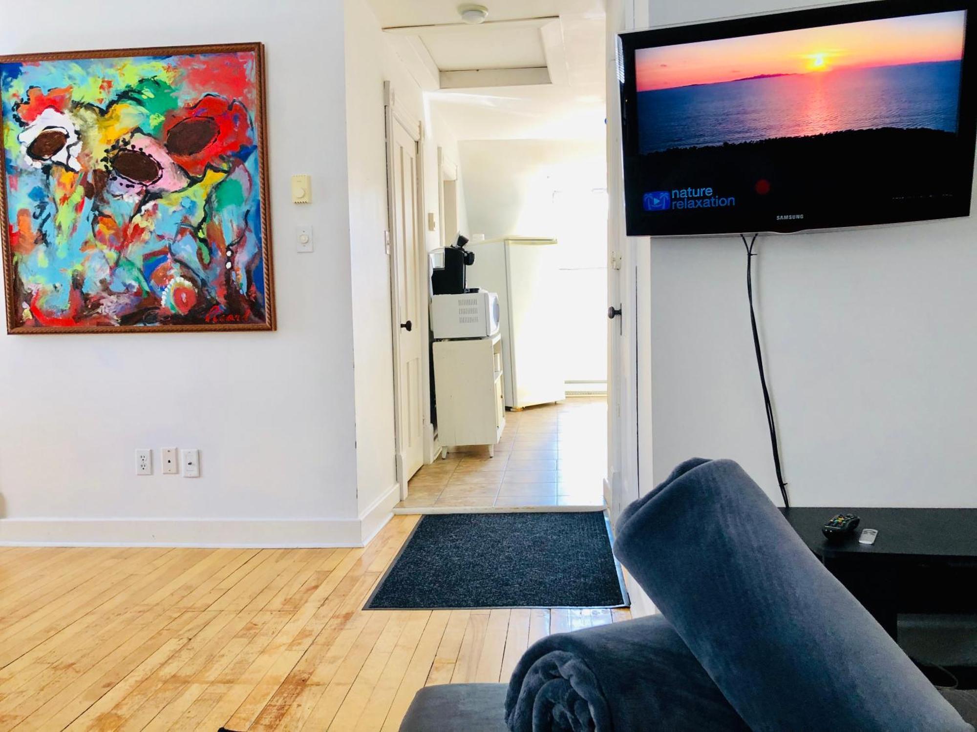 L'Appartement De La Suite North Hatley Bagian luar foto